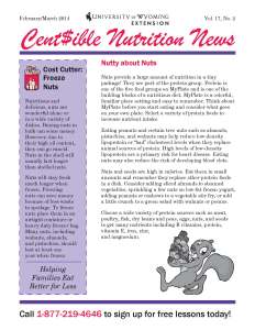 Cent$ible Nutrition News, February/March 2014